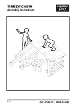 Preview for 1 page of Creative Play TIMBER CABIN Assembly Instructions Manual