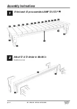 Предварительный просмотр 5 страницы Creative Play VERTICAL-Slatted Bench Assembly Instructions Manual