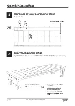 Предварительный просмотр 7 страницы Creative Play VERTICAL-Slatted Bench Assembly Instructions Manual