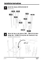 Preview for 9 page of Creative Play Z110 Installation Instructions Manual