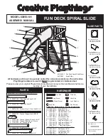 Creative Playthings Fun Deck Spiral Slide 63056-101 Assembly Manual preview