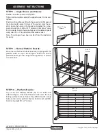 Предварительный просмотр 12 страницы Creative Playthings LEXINGTON SH 6100-000 Assembly Manual