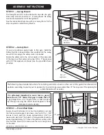 Предварительный просмотр 16 страницы Creative Playthings LEXINGTON SH 6100-000 Assembly Manual