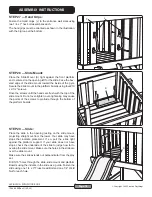 Предварительный просмотр 18 страницы Creative Playthings LEXINGTON SH 6100-000 Assembly Manual