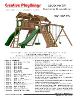 Preview for 1 page of Creative Playthings Manchester Premium Pack 7 Assembly Instructions