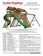 Предварительный просмотр 1 страницы Creative Playthings Manchester Premium Pack 8 Assembly Instructions