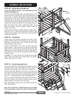 Предварительный просмотр 18 страницы Creative Playthings NORFOLK II Assembly Manual