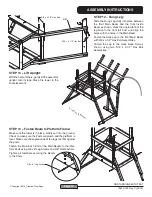 Preview for 13 page of Creative Playthings NORTHBRIDGE W/ TENT Assembly Manual