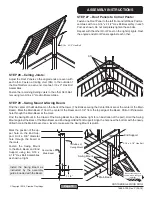 Preview for 19 page of Creative Playthings NORTHBRIDGE WOOD ROOF User & Assembly Manual