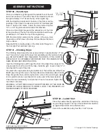 Preview for 20 page of Creative Playthings NORTHBRIDGE WOOD ROOF User & Assembly Manual