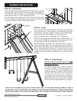 Preview for 22 page of Creative Playthings NORTHBRIDGE WOOD ROOF User & Assembly Manual