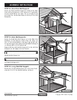 Preview for 14 page of Creative Playthings PINE SKYBOX SH901-700 Assembly Manual