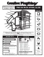 Creative Playthings Pine Skybox Spiral Slide SH902-810 Assembly Manual preview