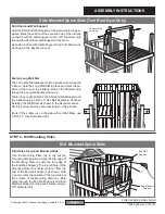 Предварительный просмотр 3 страницы Creative Playthings Pine Skybox Spiral Slide SH902-810 Assembly Manual