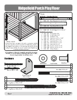 Preview for 1 page of Creative Playthings Ridgefield Porch Play Floor Quick Start Manual