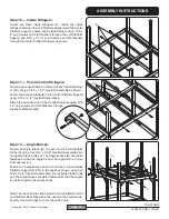 Preview for 13 page of Creative Playthings SH 6100-000 Assembly Manual