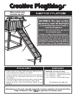 Creative Playthings SH922-800Q Assembly Manual предпросмотр