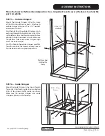 Предварительный просмотр 11 страницы Creative Playthings Williamsburg SH 3100-000 Assembly Manual