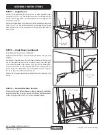 Предварительный просмотр 12 страницы Creative Playthings Williamsburg SH 3100-000 Assembly Manual