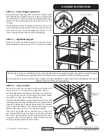 Предварительный просмотр 15 страницы Creative Playthings Williamsburg SH 3100-000 Assembly Manual