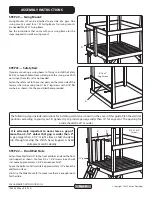 Предварительный просмотр 16 страницы Creative Playthings Williamsburg SH 3100-000 Assembly Manual