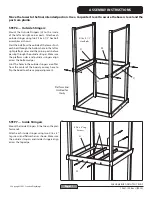 Предварительный просмотр 11 страницы Creative Playthings WILLIAMSBURG SH 3200-000 Assembly Manual