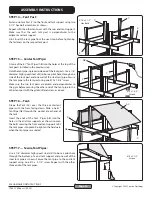 Предварительный просмотр 14 страницы Creative Playthings WILLIAMSBURG SH 3200-000 Assembly Manual