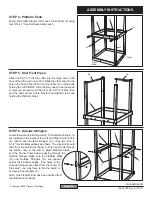 Предварительный просмотр 11 страницы Creative Playthings Williamsburg Assembly Manual