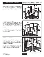 Предварительный просмотр 16 страницы Creative Playthings Williamsburg Assembly Manual