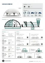 Preview for 1 page of Creative Structures HEXADOME M Manual