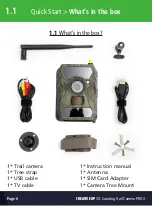 Preview for 6 page of Creative XP TRAIL CAM PRO 3 Instruction Manual