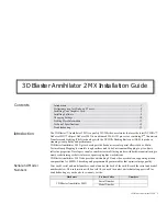 Preview for 1 page of Creative 3D Blaster Annihilator 2 MX GB0030 Installation Manual
