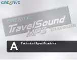 Предварительный просмотр 42 страницы Creative 51MF5045AA000 - Travelsound 250 Speaker System Getting Started Manual