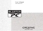 Preview for 1 page of Creative BLASTER PC M000 User Manual