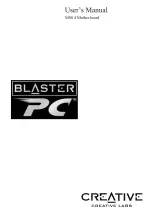 Предварительный просмотр 1 страницы Creative BLASTER PC M004 User Manual