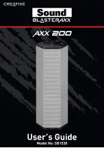 Creative BLASTERAXX AXX 200 User Manual preview