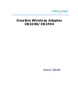 Creative CB3700 User Manual preview