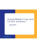 Creative CT4670 - Sound Blaster Live! Value Card User Manual preview