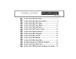 Предварительный просмотр 1 страницы Creative D.A.P. II MG Quick Start Manual