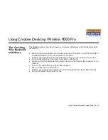 Preview for 26 page of Creative Desktop Wireless 9000 Pro User Manual