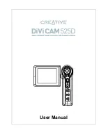 Предварительный просмотр 1 страницы Creative DiViCAM 525D User Manual