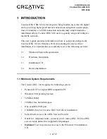 Preview for 2 page of Creative DSL 7410 Installation Manual