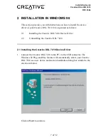 Preview for 8 page of Creative DSL 7410 Installation Manual