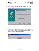 Предварительный просмотр 11 страницы Creative DSL 7410 Installation Manual