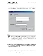 Preview for 16 page of Creative DSL 7410 Installation Manual