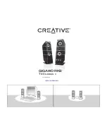 Предварительный просмотр 1 страницы Creative GIGAWORKS T40 SERIES II Quick Start Up Manual