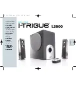 Creative I-TRIGUE L3500 Quick Start Manual preview