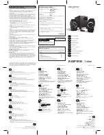 Preview for 1 page of Creative Inspire T3300 Manual