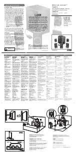 Preview for 1 page of Creative Inspire T5400 Quick Start Manual