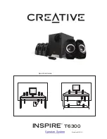 Creative Inspire T6300 Quick Start Manual preview